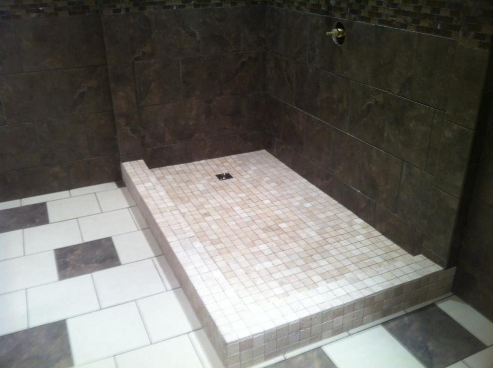 Tile Installed in Shower area and floor !!!