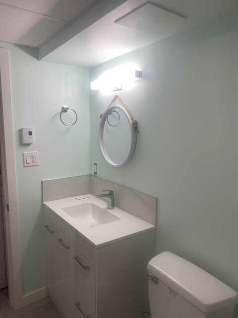 Complete Framed in basement area and bath / laundry area finished !